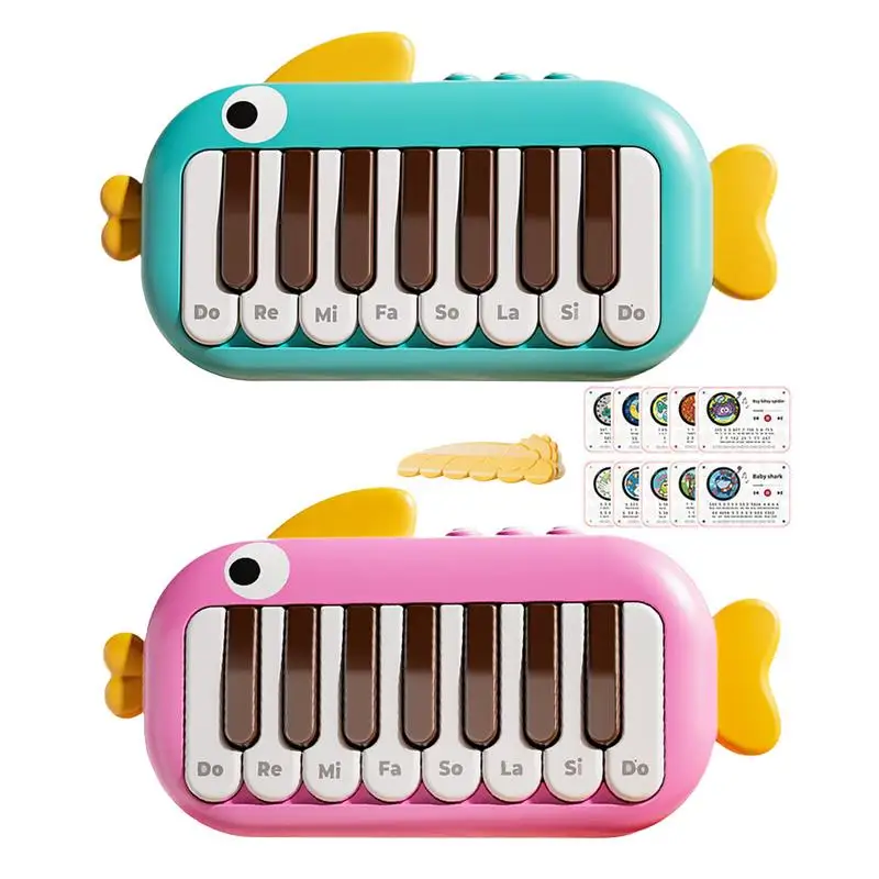 Piano portátil, instrumento educativo de música, teclado de juguete, Piano para niños principiantes, Piano de bolsillo electrónico, juguetes musicales pequeños para