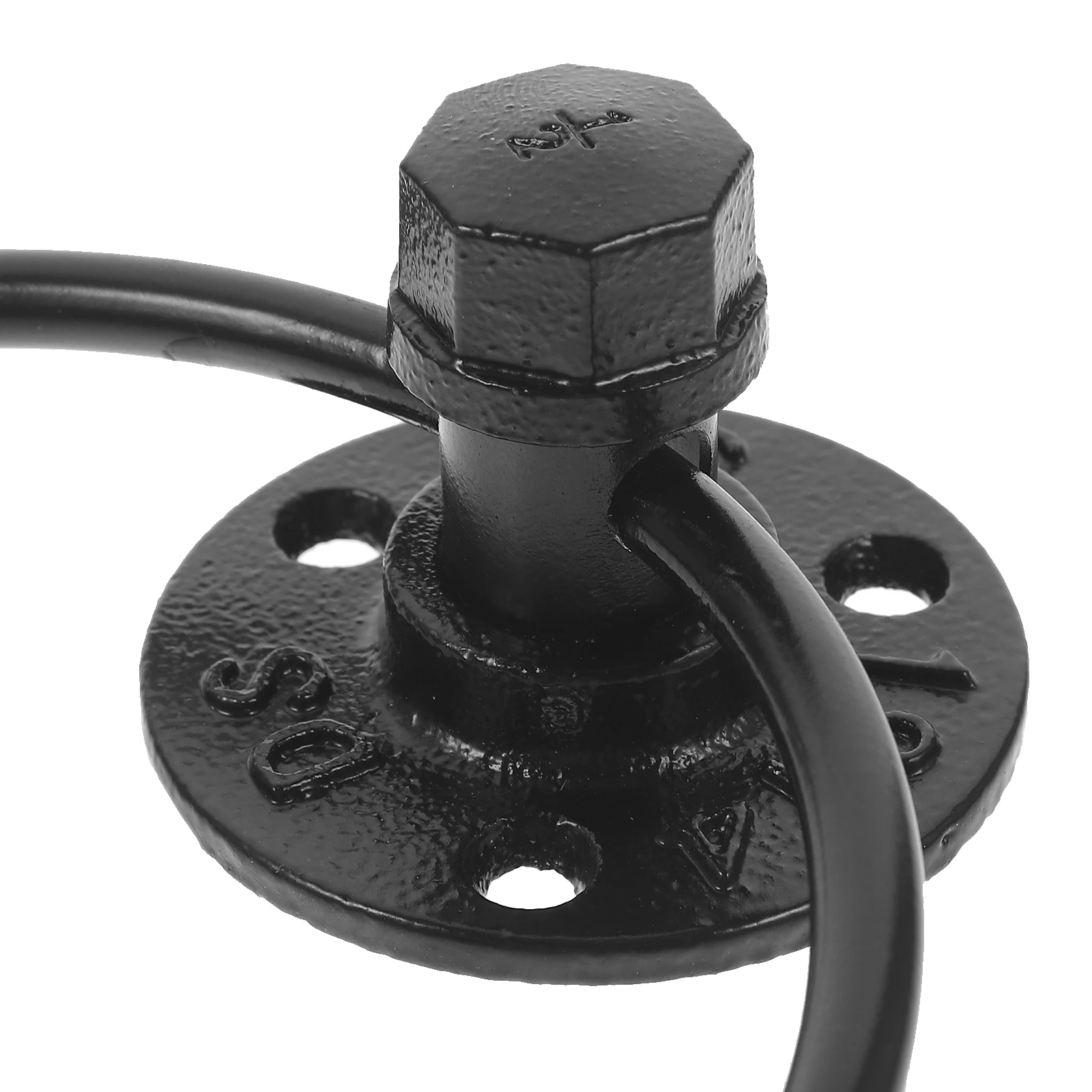 

Утюг в индустриальном стиле для ванной комнаты, ручной держатель, компактный органайзер, ретро-декор, подходит для большинства маленьких полотенец