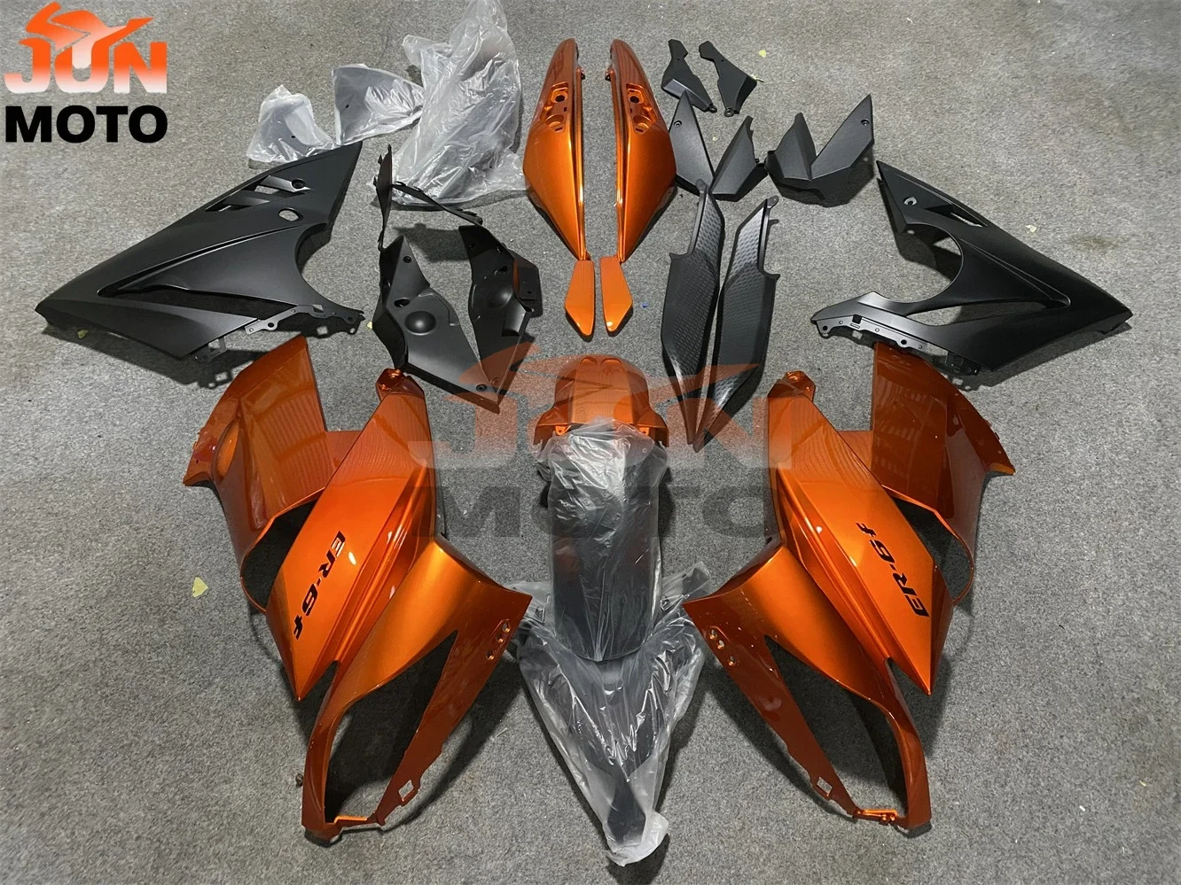 JUN Body Bodykits Accessories Motorcycle Fairing Kit ABS Plastic Injection For Ninja650 Ninja 650 ER-6F ER6F 2009 2010 2011