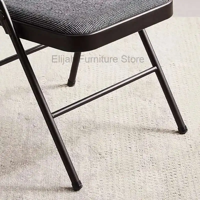 

Trendy Upholstered Dining Chairs Vintage Beige Luxury Nordic Dining Chairs Modern Foldable Muebles De Cocina Home Furniture