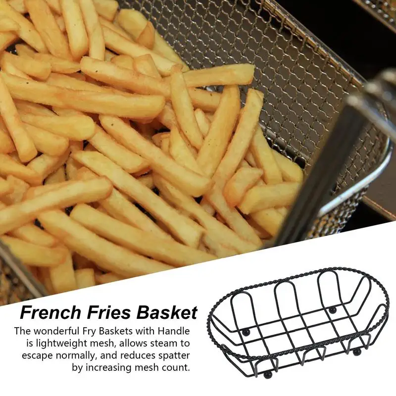 French Fries Holder Fried Food Table Serving Holder Serving Trays Appetizer Holders Rack Durable Display Stands Fried Chicken