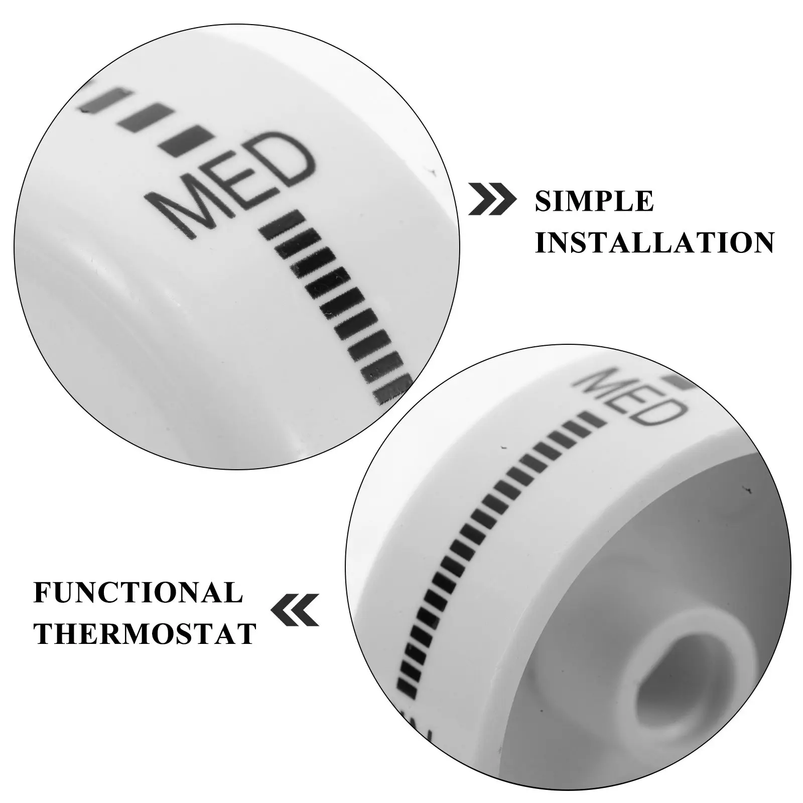 4Pcs Fridge Temperature Control Knob Universal Replacement Mini Fridge Freezer Thermostat Cap Turning Grip White