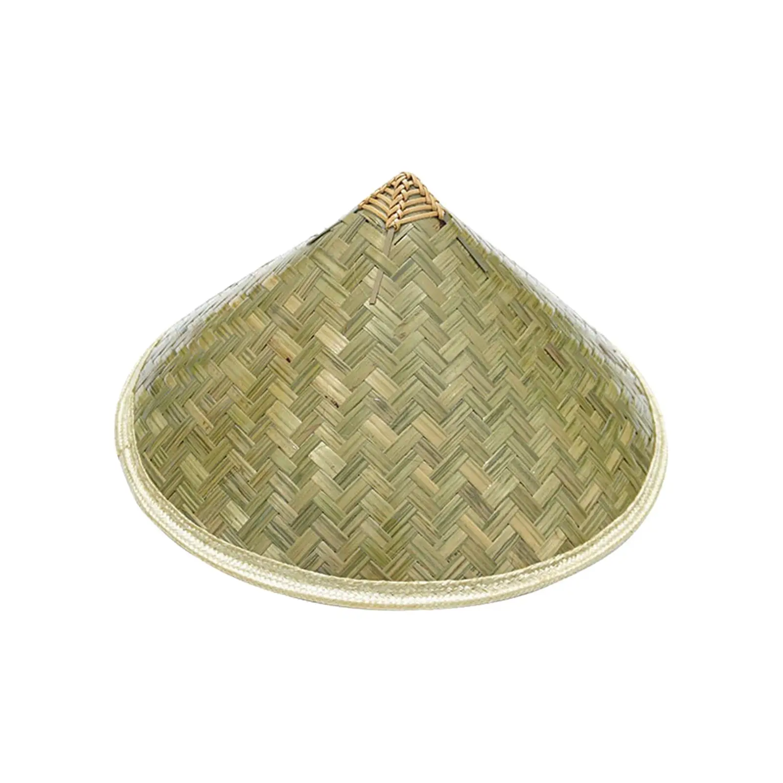 Bamboo Hat Handicraft Wall Decoration Cone Drawing Weaved Hard Hat Headwear