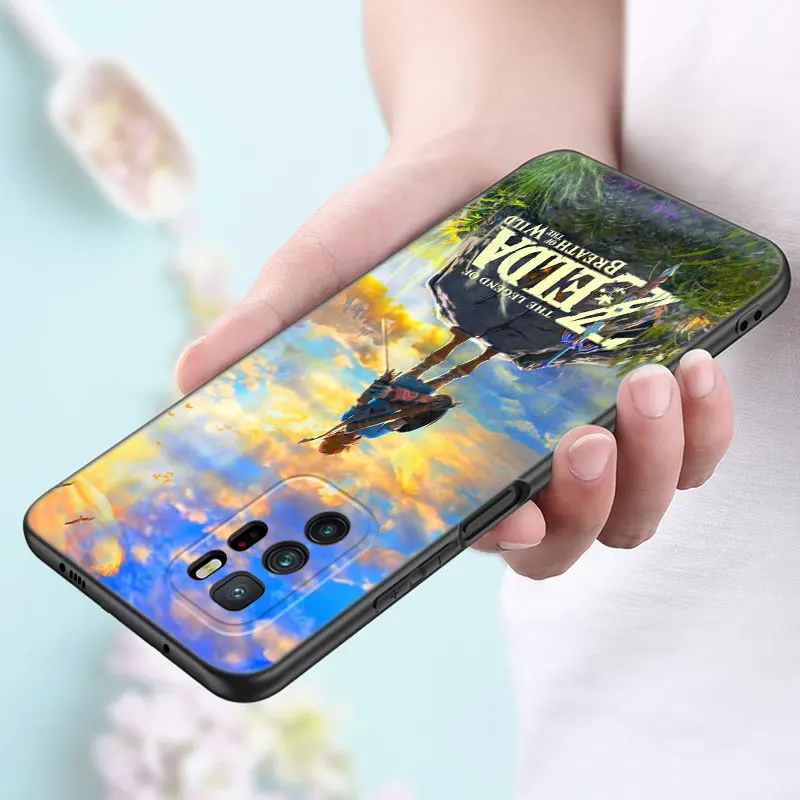 Z-Zeldas Game Black Silicone Phone Case For Xiaomi Redmi Note 9 10 11 11S 11T 12 13 Pro 5G Plus 9S 10S 12S