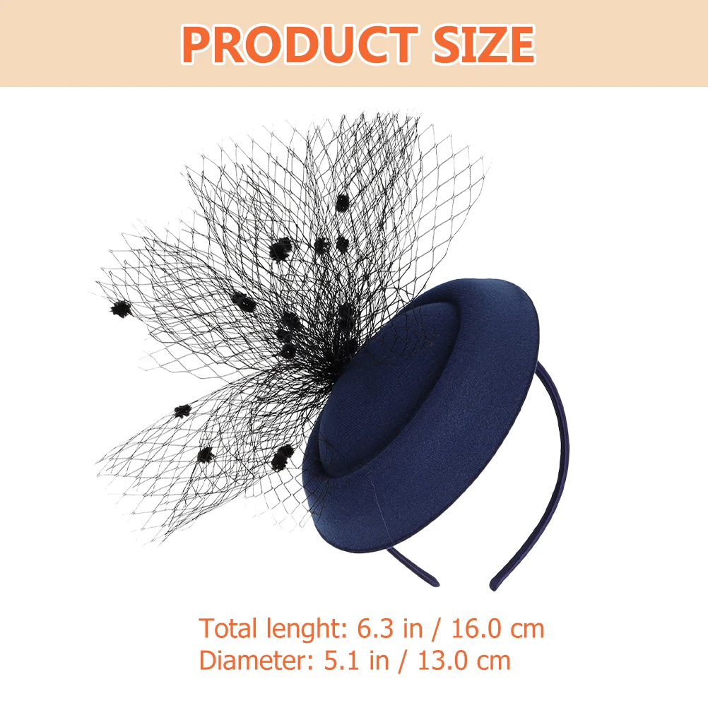 

Mesh Fascinator Hat Hair Accessories for Women Vintage Style Dress Party Bridal Costume Church Tea Wear Headband Hats Fasinators