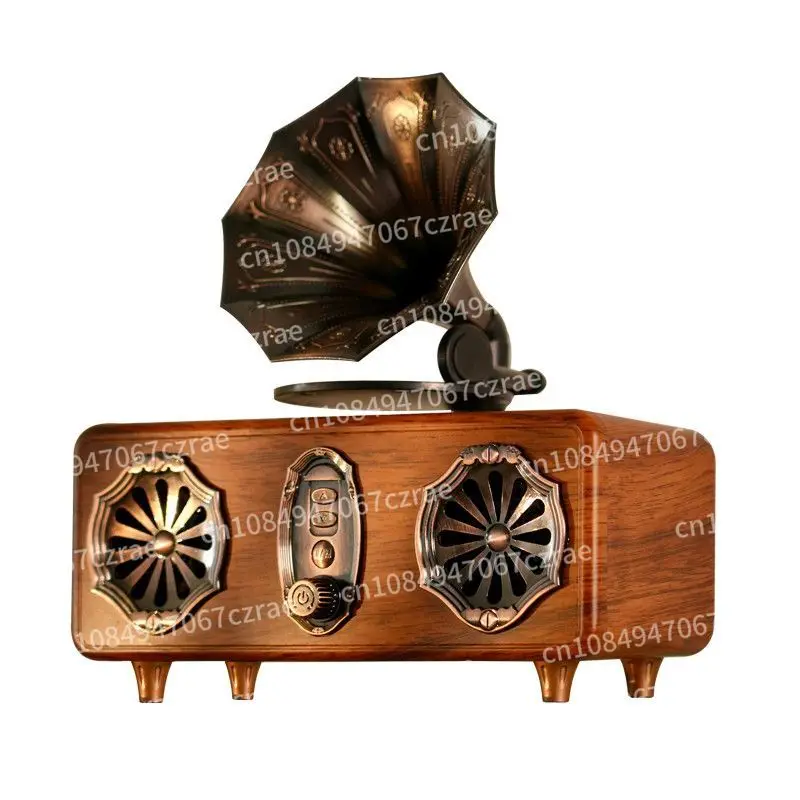 Bluetooth speaker high sound quality retro multi-function radio high volume wireless audio subwoofer