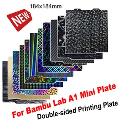 Für bambu lab a1 mini build platte strukturiertes pei blatt peo pet carbon faser feder stahlblech platte für bambulab bambus a1 mini
