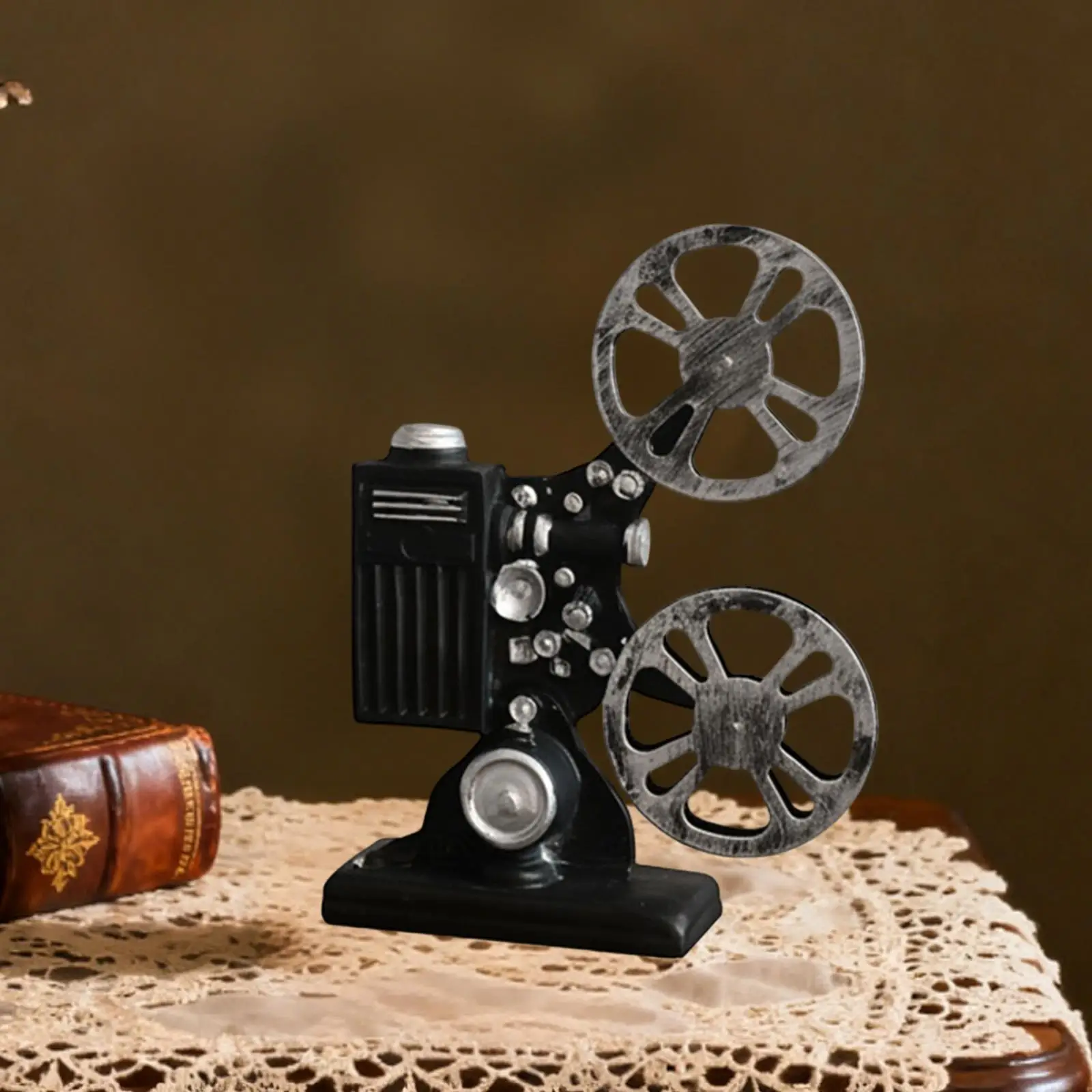Classic Resin Film Projector Model Camera Theme Table Desk Decor for Luxury Home Decoration Living Room and Office
