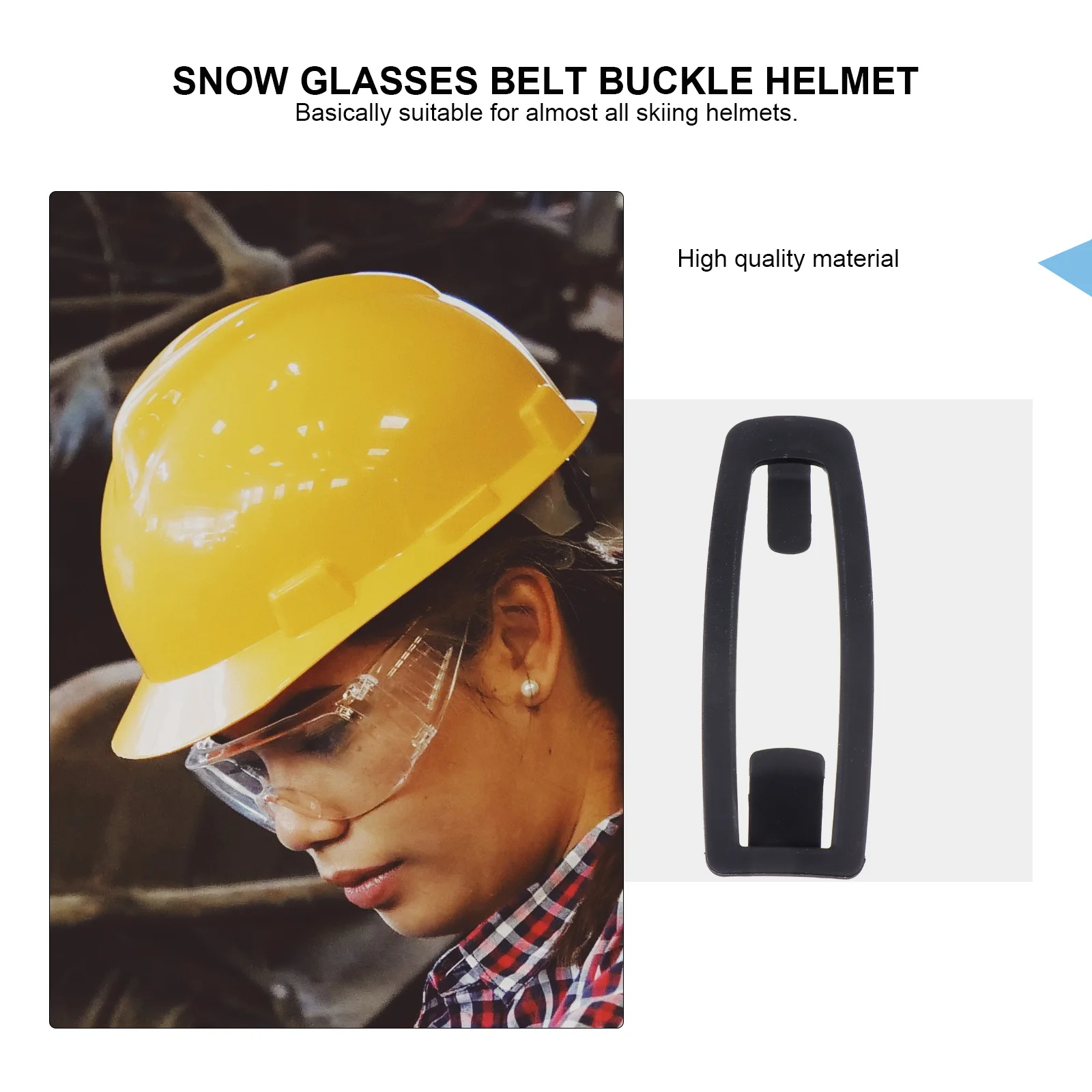 

1Pcs Skiing Goggle Belt Clip Snow Glasses Strap Fastener Strong Universal Fit for Outdoor Sports Lovers Accessory
