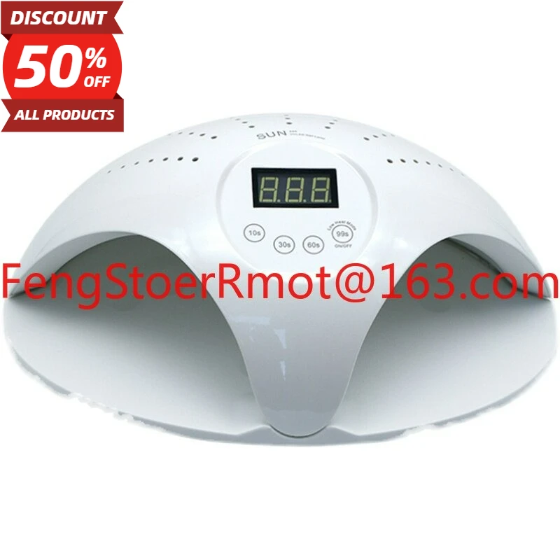 Nail art intelligent baking lamp phototherapy machine professional dual hand ultraviolet LED lamp