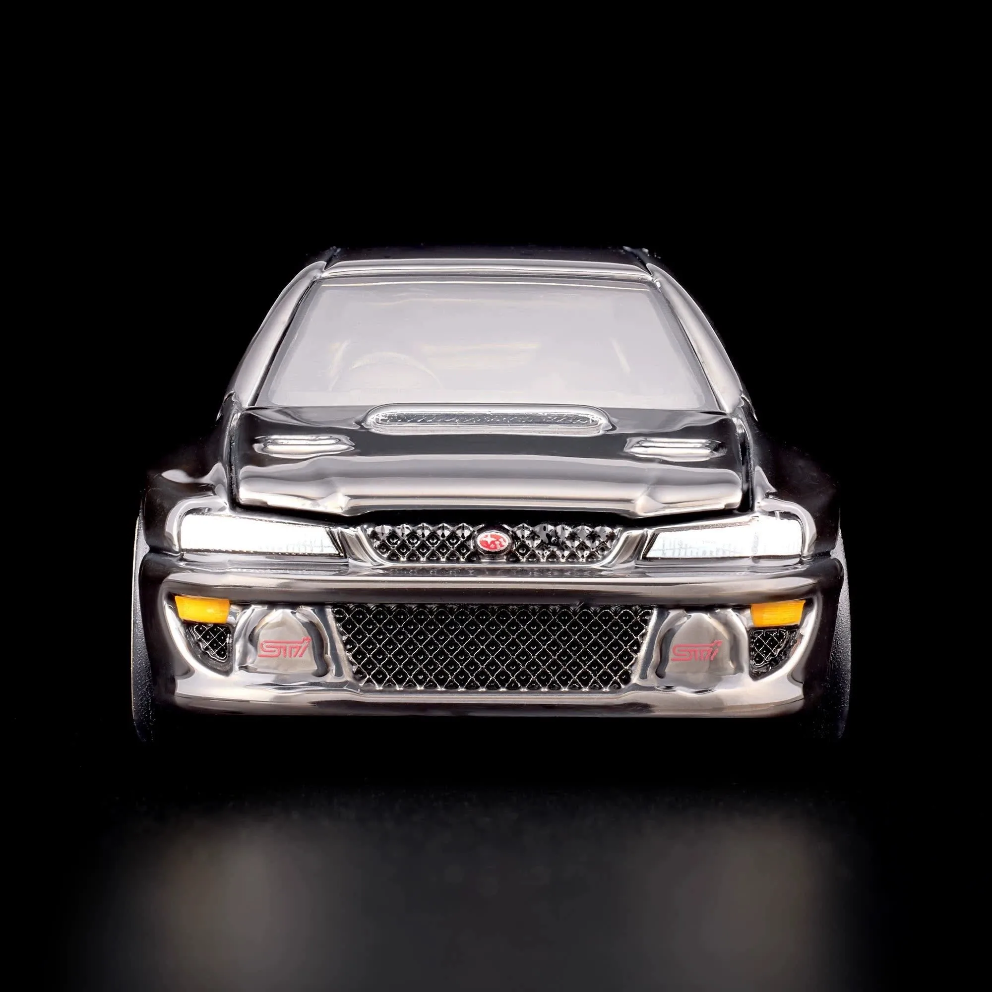 Hot Wheels RLC 1/64 98 Subaru Impreza WRX STi JDM Gun Gray Alloy Diecast Car Model Classic JDM Static Collectible Ornament Gifts