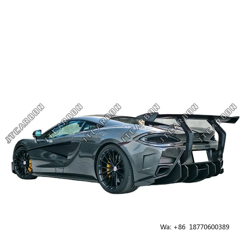 Car Rear Wing for McLaren 570S/570GT/570S Spider Carbon Fiber Spoiler Upgrade V Style