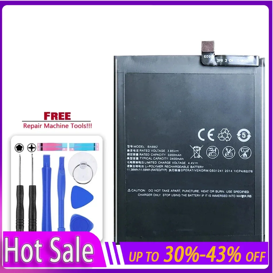 BA882, Mobile Phone Battery 3010mAh, for Meizu 16, 16TM, 16TH Portable Batteries Warranty + Track Code