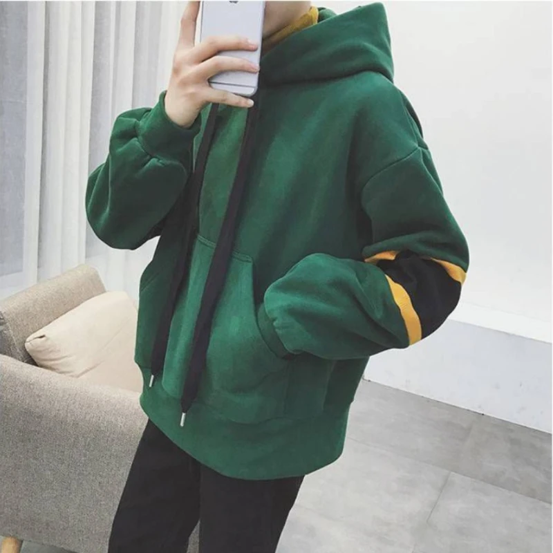 Green Hoodies Men\'s Clothing Hip Hop Pastel Color Hooded Simple Korean Sweatshirts for Man Style Funny New in Sweat Shirt Luxury