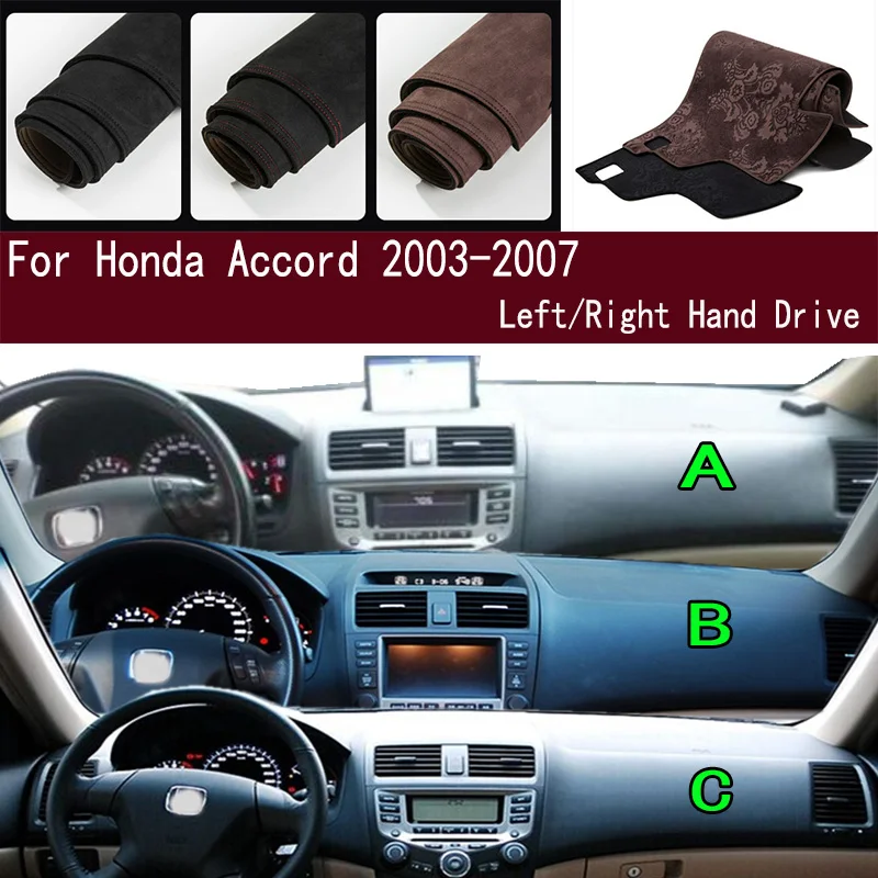 

For Honda Accord VII CL7 CL8 CL9 2003-2007 Dashmat Dashboard Cover Instrument Panel Sunscreen Pad Ornaments