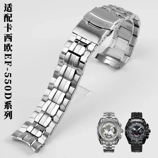 casio トップ edifice ステンレスベルト efr-550 コマ