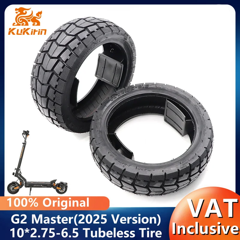Pneu Tubeless d'origine 10*2.75-6.5 pour KuKirin G2 Master 2025, nouvelle Version, accessoires de pneus de Scooter électrique intelligent