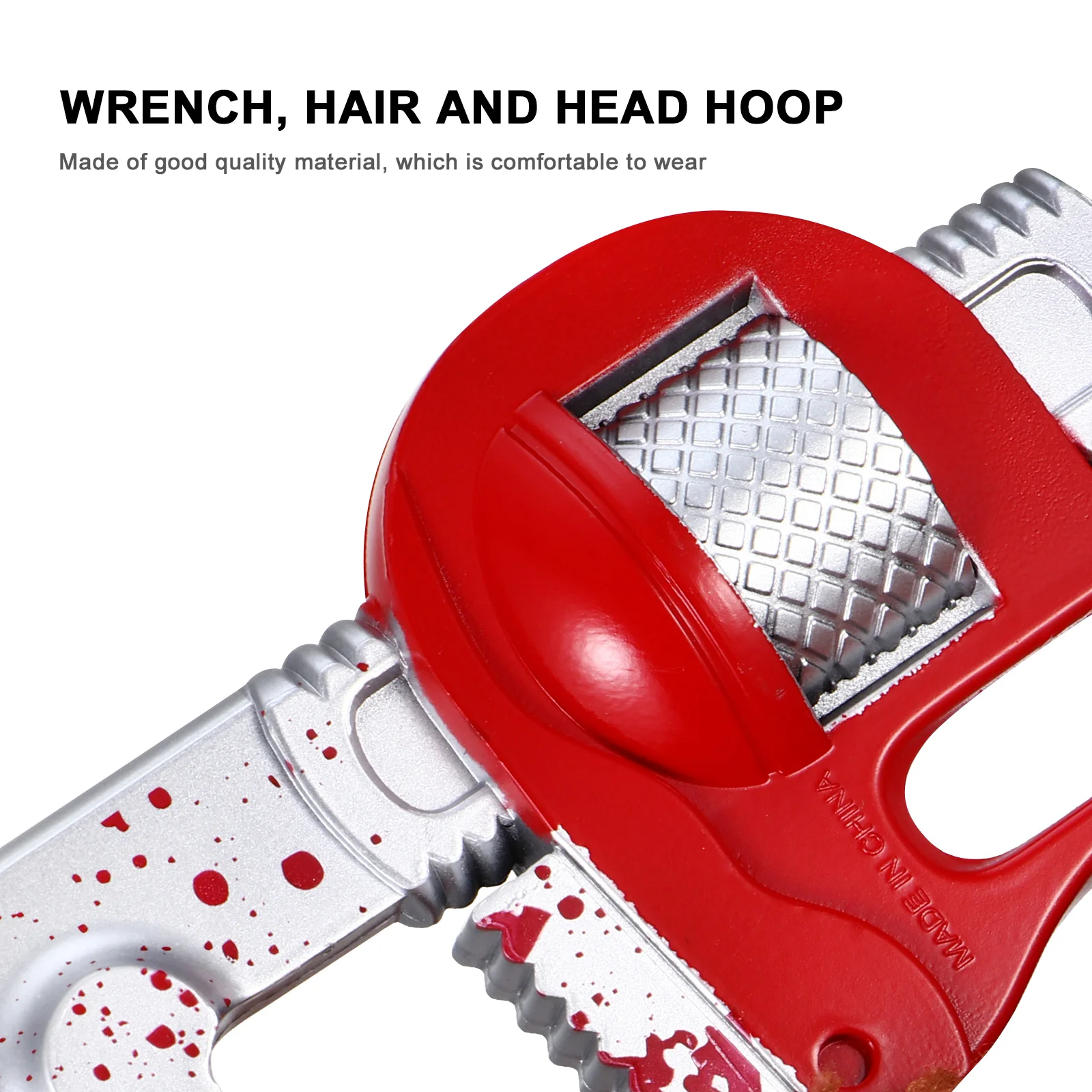 

2pcs Halloween Hair Hoop Scary Bleeding Headband Wrench Trick Prop Party Costume Accessory For Masquerade Carnival Mardi Gras
