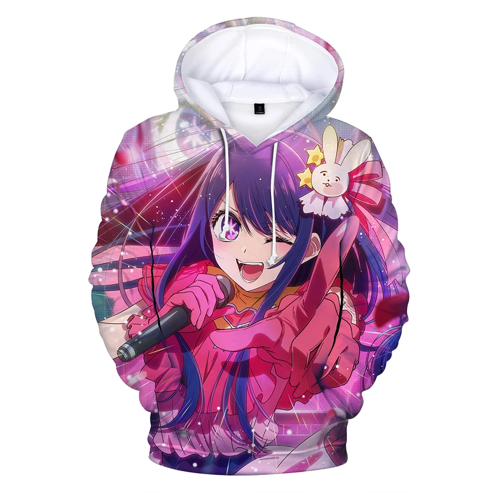 

Anime Manga Hoodies Oshi No Ko 3D Print Fashion Streetwear Men Women Oversized Pullover Hooded Sweatshirt Harajuku Kid Clothing