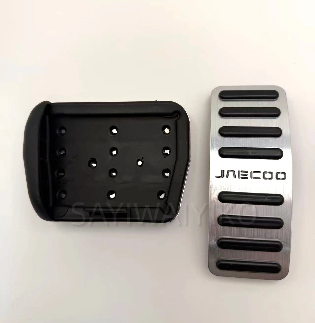 Für Jaecoo 7 5 6 J5 J6 J7 PHEV J8 2025 2026 Gas- und Bremspedalabdeckung Auto-Innenraum Metall Rutschfeste Fußpedalauflage Zubehör – Detail 3