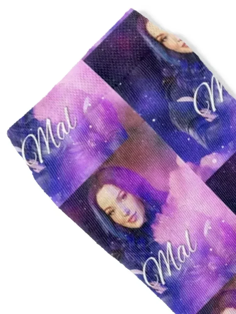 Mal Purple Queen - Descendants 3 Socks custom sports professional running Women Socks Men's