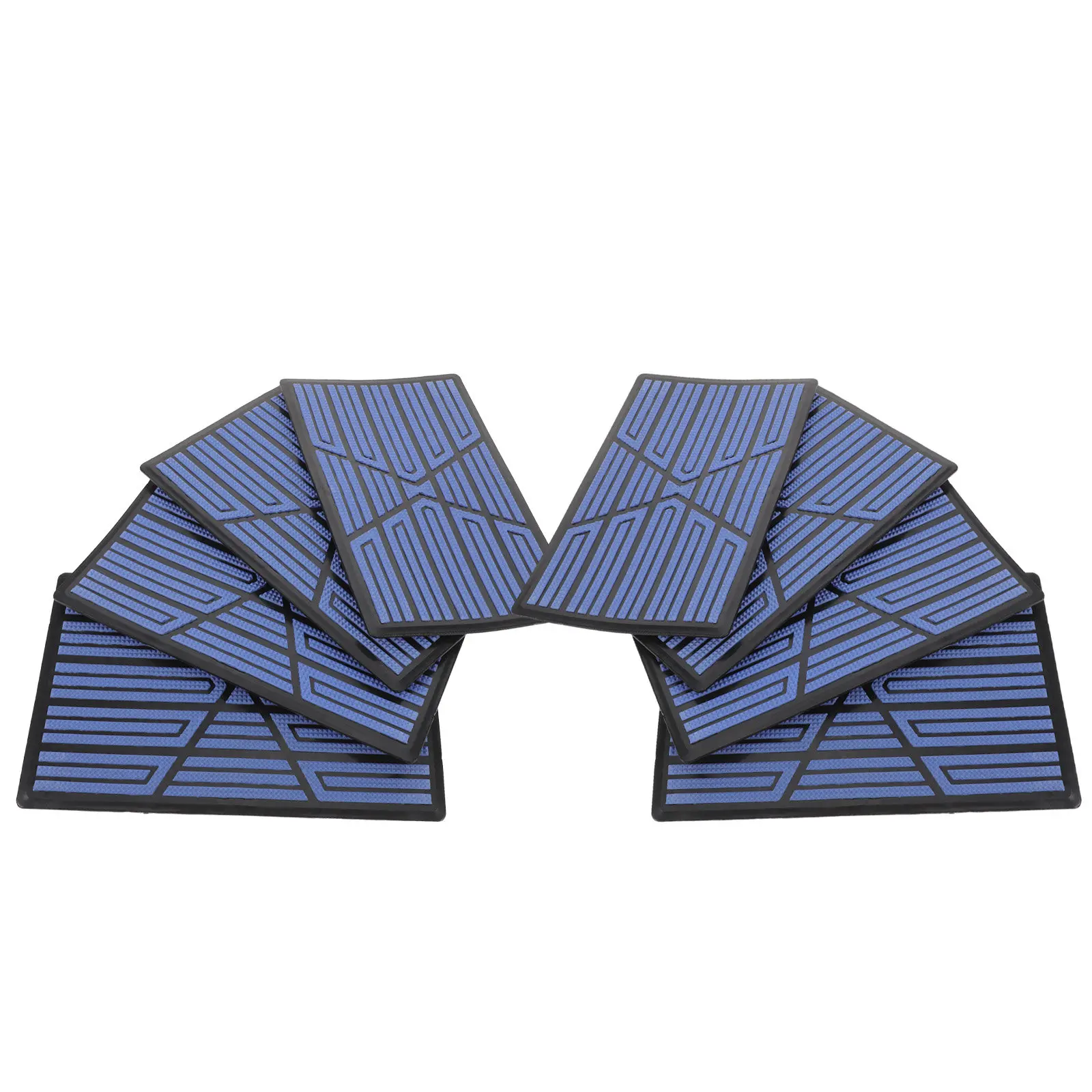 8Pcs Car Foot Pedal Pad For Car Floor Carpet Auto Repair Shop Automotive Patch Kit Sturdy Design Prevents Mat Shifting