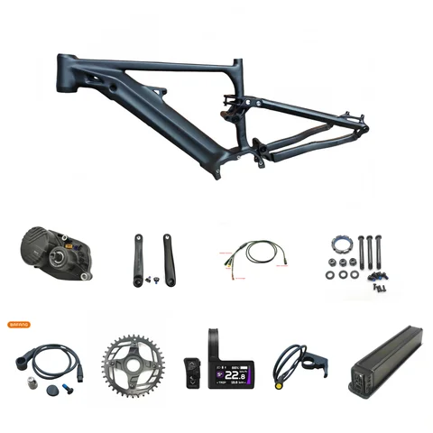 Bafang Mid Motor M410-48V250W Frame Set 48V17.5AH Battery SING YIU Electric Bike Modification Kit
