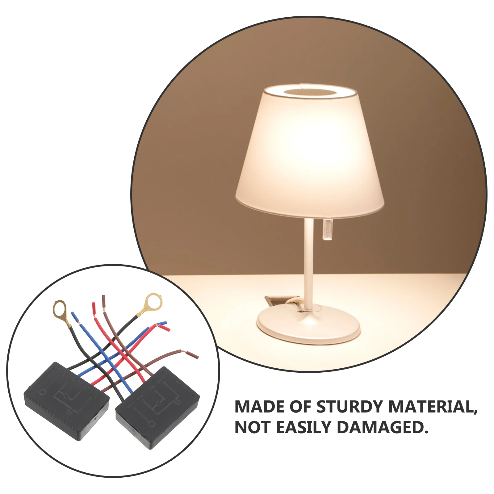 2pcs Touch Switch Light Module Lamp Control Neutral Abs Table Accessories Durable Easy Install Random Color Table Lamp