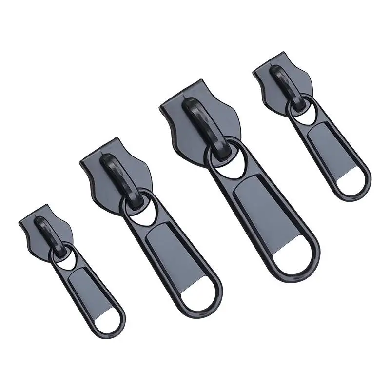 4pcs 3# 5# 8# 10# Zipper Head Zipper Repair Kit Easy Fix Zipper Slider Head Puller Closure Universal Replacement Broken Wearable