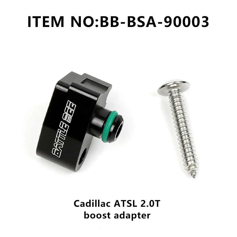 

Boost Sensor Gauge Turbo Boost Tap Vacuum Adapter For Cadillac ATS CT6 2.0T Engine Battle Bee Aluminum Alloy CNC BB-BSA-90003
