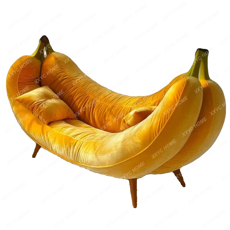 Super rare treasure sofa creative cute casual banana style ins wind sofa bedroom balcony chair