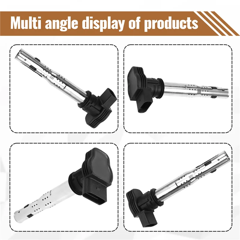 

07K905715G New Ignition Coil For VW Jetta Golf Passat Tiguan MAGOTAN Skoda Octavia Superb CC For A4L A6L A5 Q3