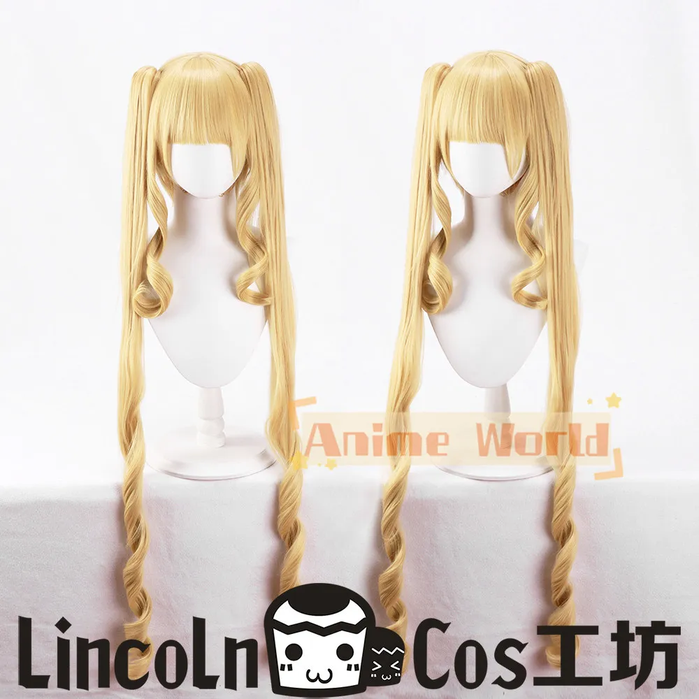 

Парик для косплея в стиле аниме Rozen Maiden Shinku, реквизит для Хэллоуина и карнавальных вечеринок, синтетические волосы из термостойкого волокна + шапочка для парика