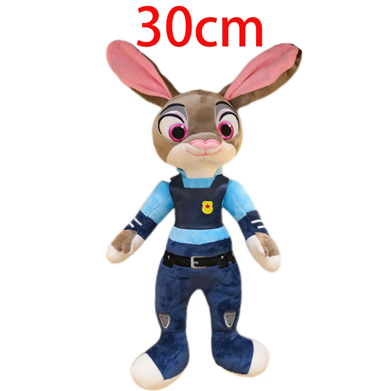 30Cm40Cm Kawaii Disney Zootopia Nick Wilde Judy Hopps Pluche Pop Speelgoed Anime Nieuwe Sofa Kamer Decoratie Kinderen verjaardagscadeau
