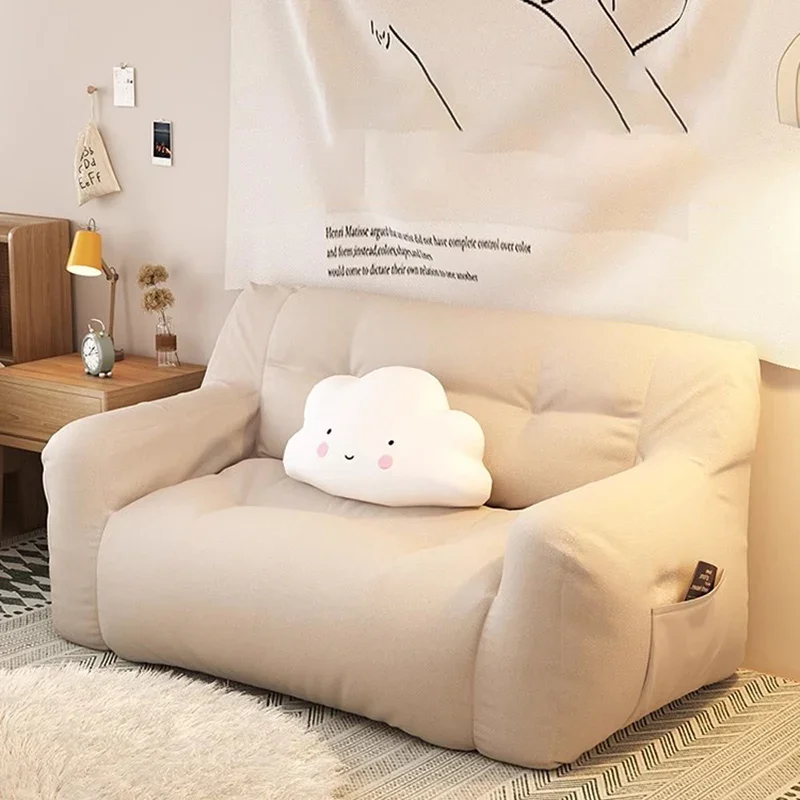 

Minimalist Mini Lounge Bean Bag Sofas Lazy Ergonomicmodern Fluffy Bean Bag Sofas Simple Floor Divani Soggiorno Home Furnitures