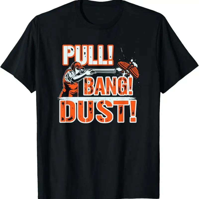 NEW LIMITED Sporting Clays Pull Bang Dust Shooting T Shirt Made In USA