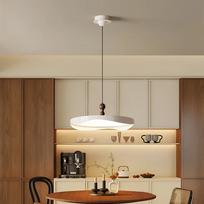 Mordern Circular Adjustable Pendant Lamps Simple Vintage LED Hanging Light Creative Personality Artistic Swing Arm Pendant Light