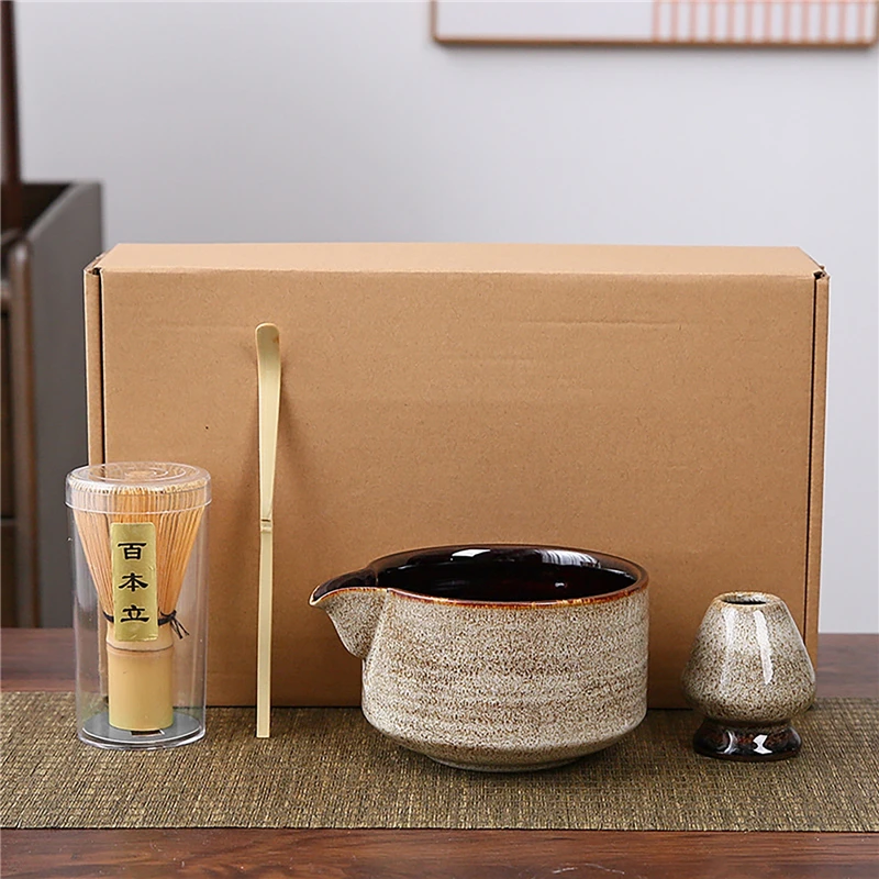 4/5/7PCS Japanese Matcha Set Safe Bamboo Whisk Teaspoon Tea Sets Indoor Beverage Shop Tea-making Tools Accessories