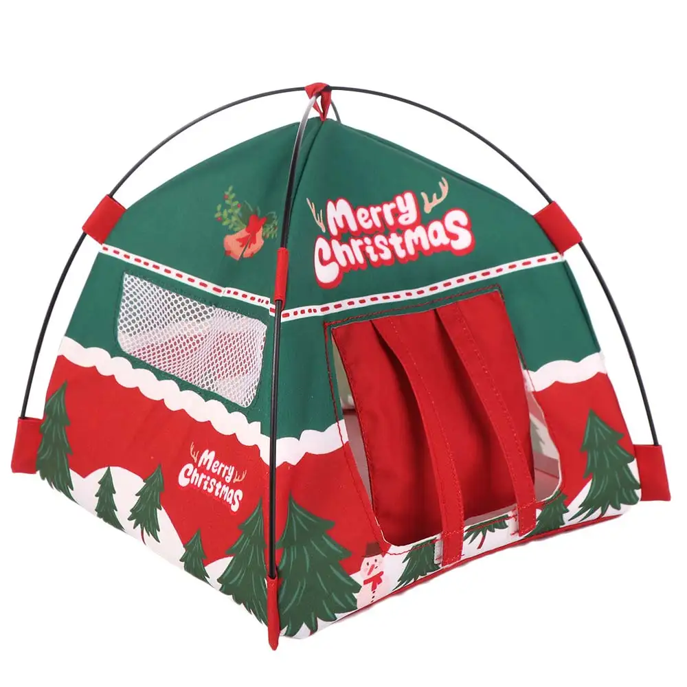 1:12 Scale Camping Tent Model Oxford Cloth Miniature Simulated Outdoor Tent Ob11 Ornament Small Tent Christmas Gift