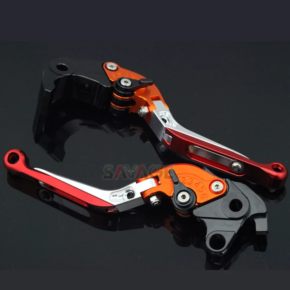 Brake Clutch Levers For HONDA CBR1000RR 2004-2007, CB1000R 2008-2015 Motorcycle Folding Extendable logo REPSOL CB 1000RR 1000R
