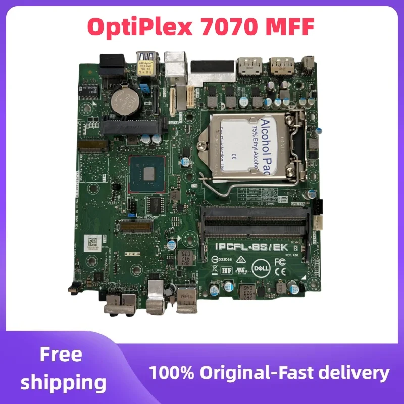 

Original USED For Dell OptiPlex 7070 MFF Micro Desktop Motherboard IPCFL-BS/EK 06XMFM 6XMFM LGA 1151 DDR4 100% Tested Fast Ship