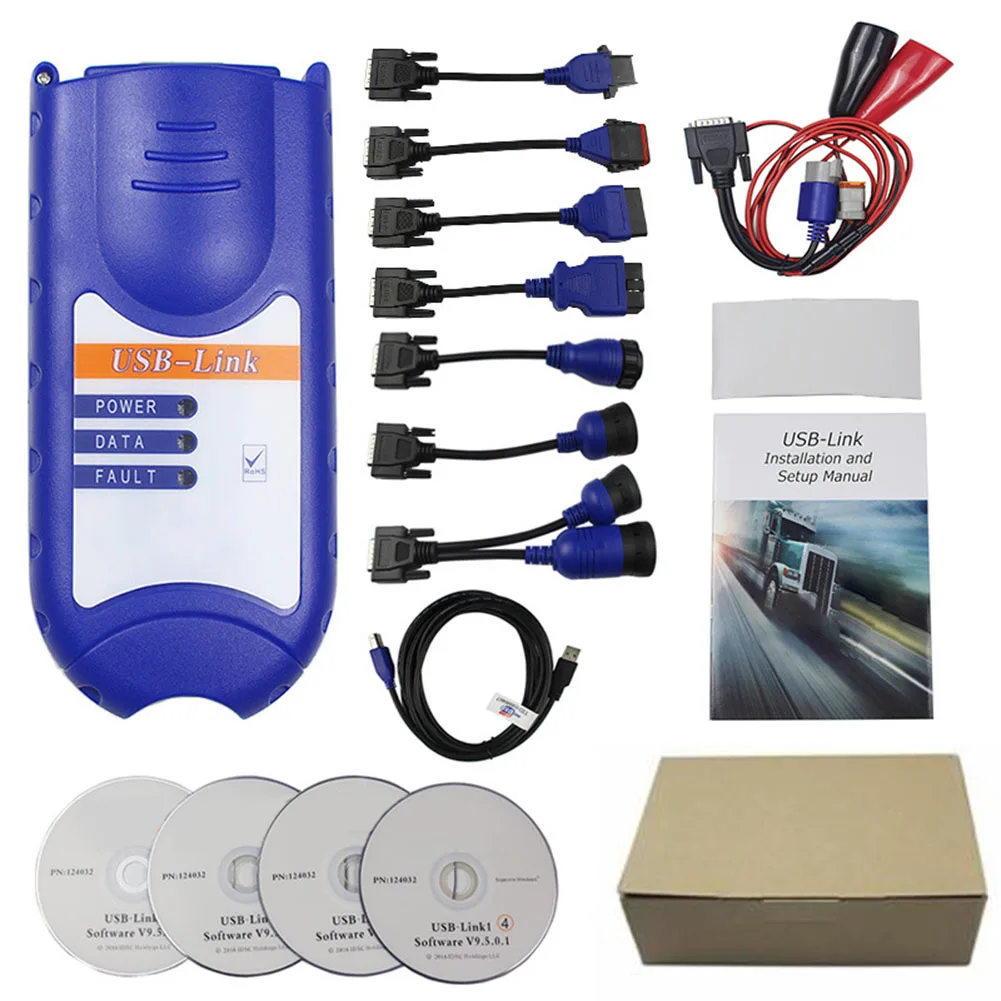 Original Nexiq USB Link Diesel Truck Interface OBD2 Diagnostic Tool for Heavy Duty Truck Scanner Tool for Truck Read Faul