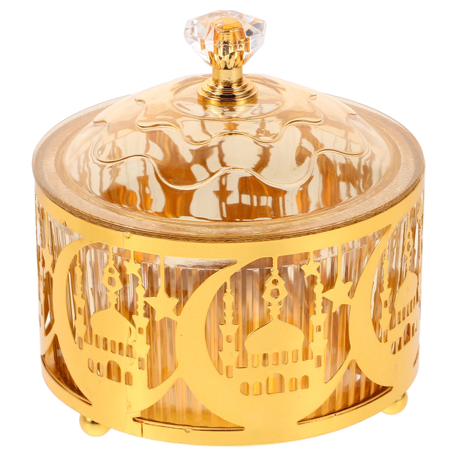 

Elegant Middle Eastern Eid Snack Tray Serving Plate For Candies Cookies Dried Fruits Party Favor Box Chocolate Storage