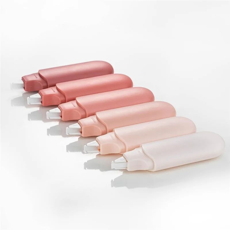 شريط تصحيح أبيض، 6 قطع أدوات تطبيق سهلة الاستخدام للتصحيحات الفورية، موزع شريط التصحيح