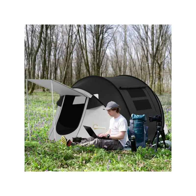 

Палатка для вечеринок для мероприятий на открытом воздухе, водонепроницаемый чехол с навесом, простая установка, идеально подходит для свадеб, барбекю и фестивалей.