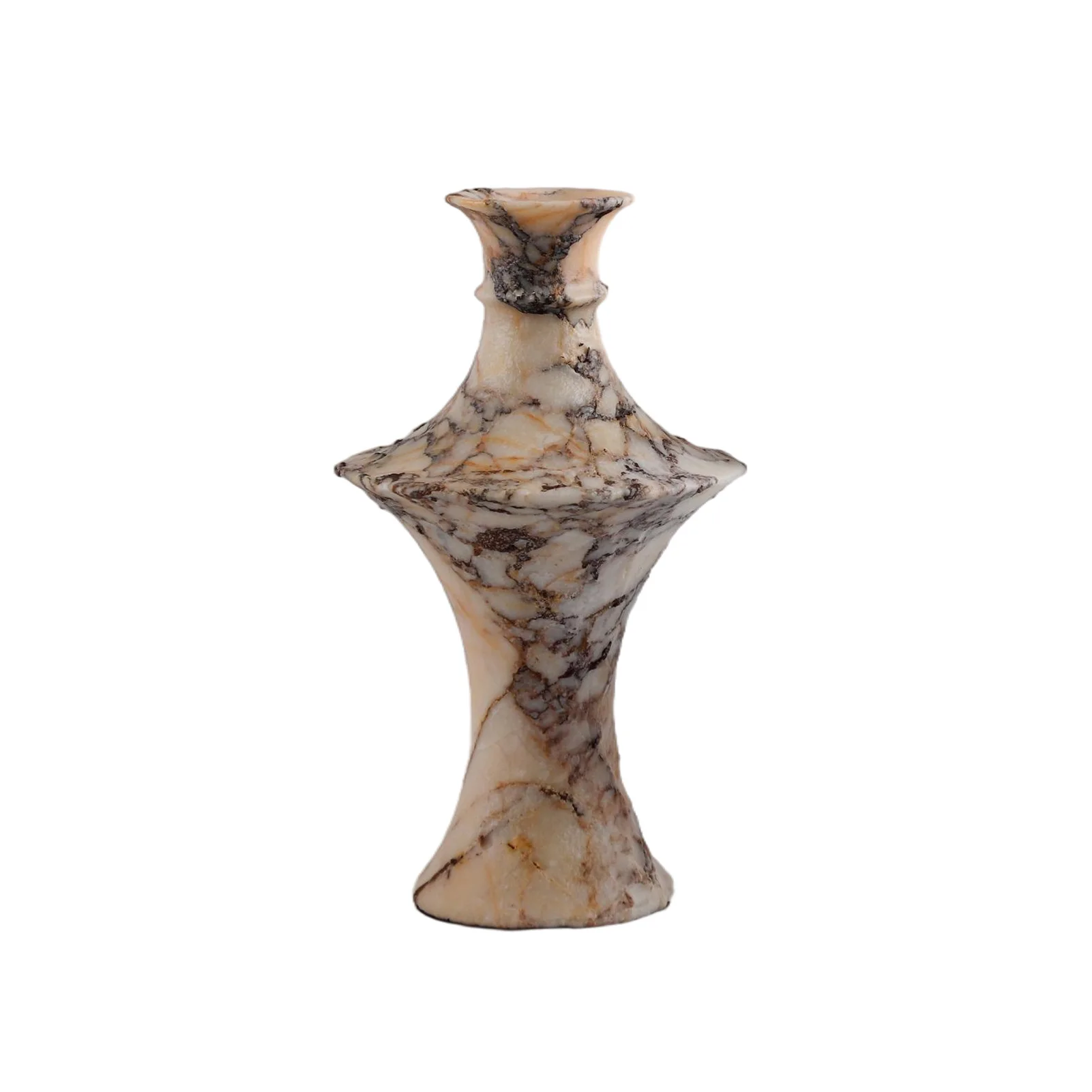 Retro marble vase home ornament villa entrance desktop ornament hotel clubhouse light luxury flower ware
