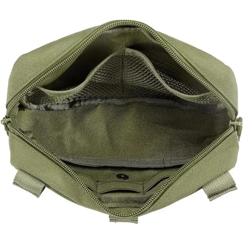 Tactical Molle Admin Pouch, Utilitário Laser Cut EDC Tool Bag, Modular Horizontal Bolsas Incluídas, Kit de Sobrevivência