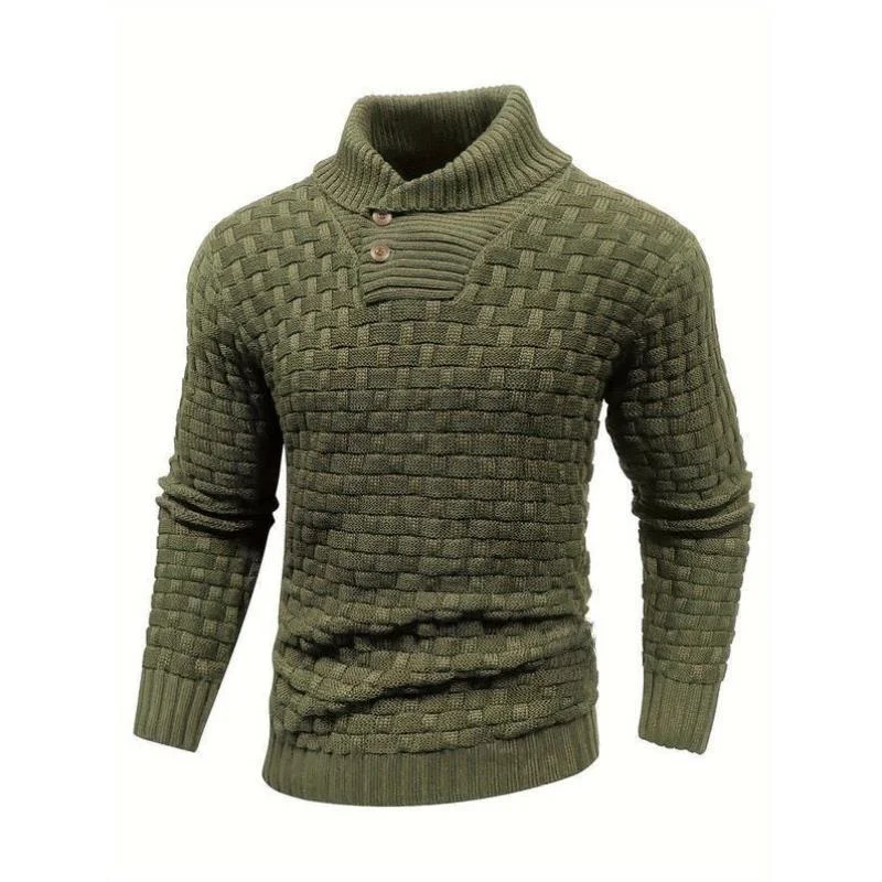 سترة رجالية كاجوال بنمط منقوش عالي المرونة بياقة Ci Walk تسعة بطول Sve من ألياف Coolmax قابلة للتشوه