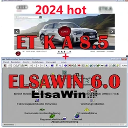 2024 hot Elsawin 6.0+ET KA 8.5 Group Vehicles Electronic Parts Catalog Support ForV/W+AU//DI+SE//AT+SKO//DA Auto Repair Software