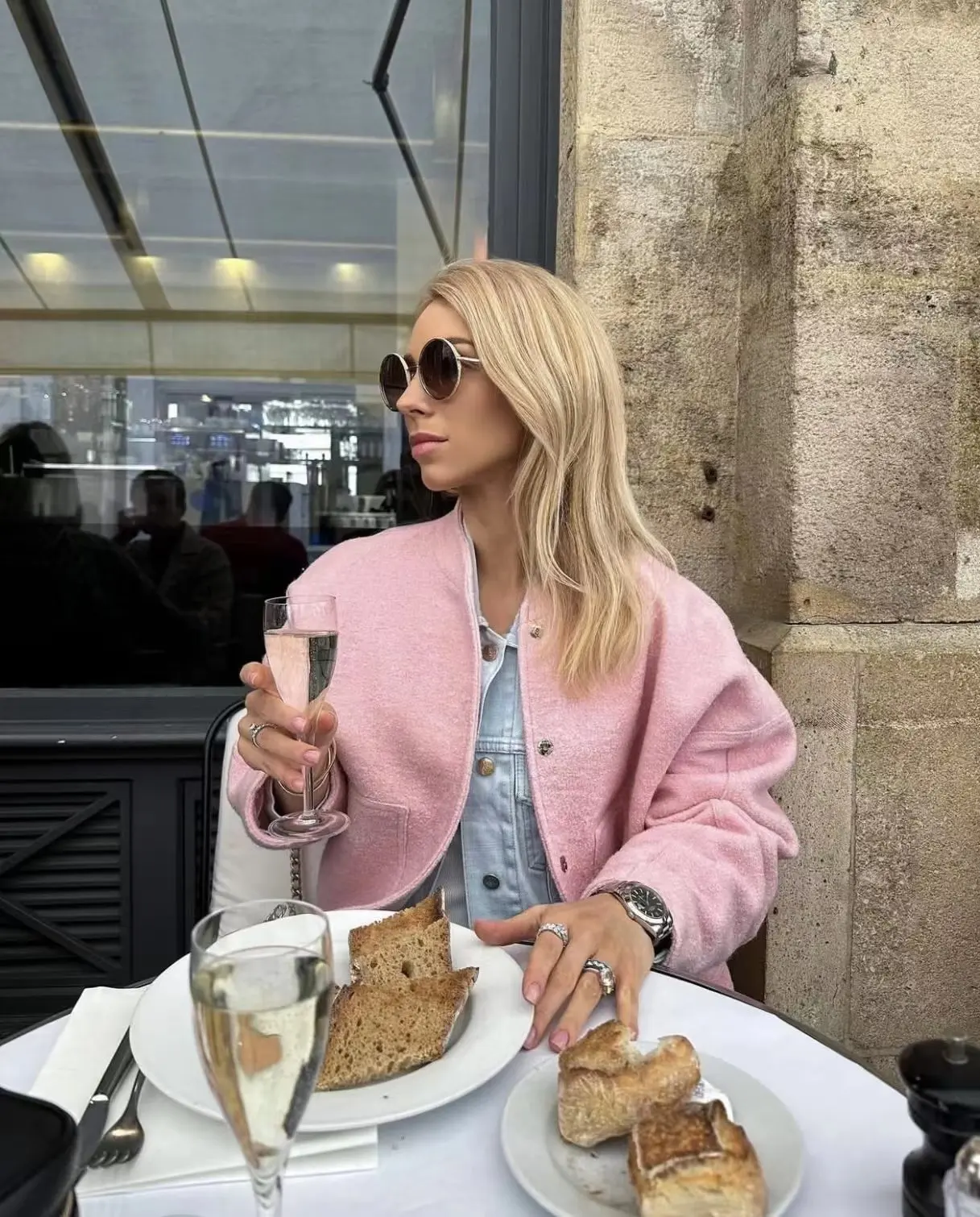 فضفاض عارضة الشارع Sle الوقوف طوق Jaet سر زرر لون نقي طويل Sve طول منتظم ملابس خارجية فضفاضة تناسب #5